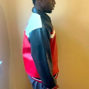 Shaq vintage leather jacket